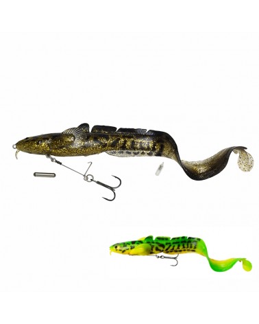 Guma Savage Gear 3D Burbot Shallow 25cm 70g Firetiger Slow Sink