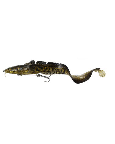 Guma Savage Gear 3D Burbot Shallow 25cm 70g Gold Burbot UV Slow Sink