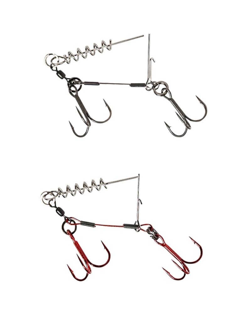 Dozbrojka Savage Gear Carbon49 Corkscrew Stinger No. 2x 3/0 31kg 2szt.
