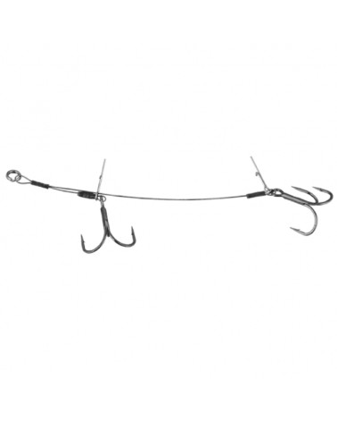 Dozbrojka Savage Gear Carbon49 Double Stinger No.1 10.5cm 16kg 2szt.