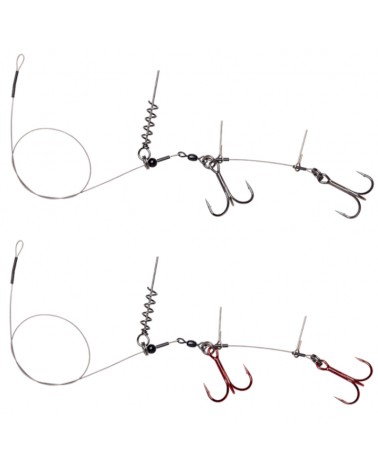 Dozbrojka Savage Gear Line Thru Corkscrew Rig No.2x 1 40cm 22kg 2szt.