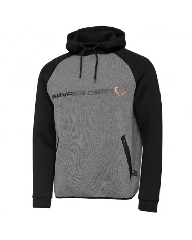 Bluza Z Kapturem Savage Gear Tec-Foam Hoodie XL Dark Grey Melange