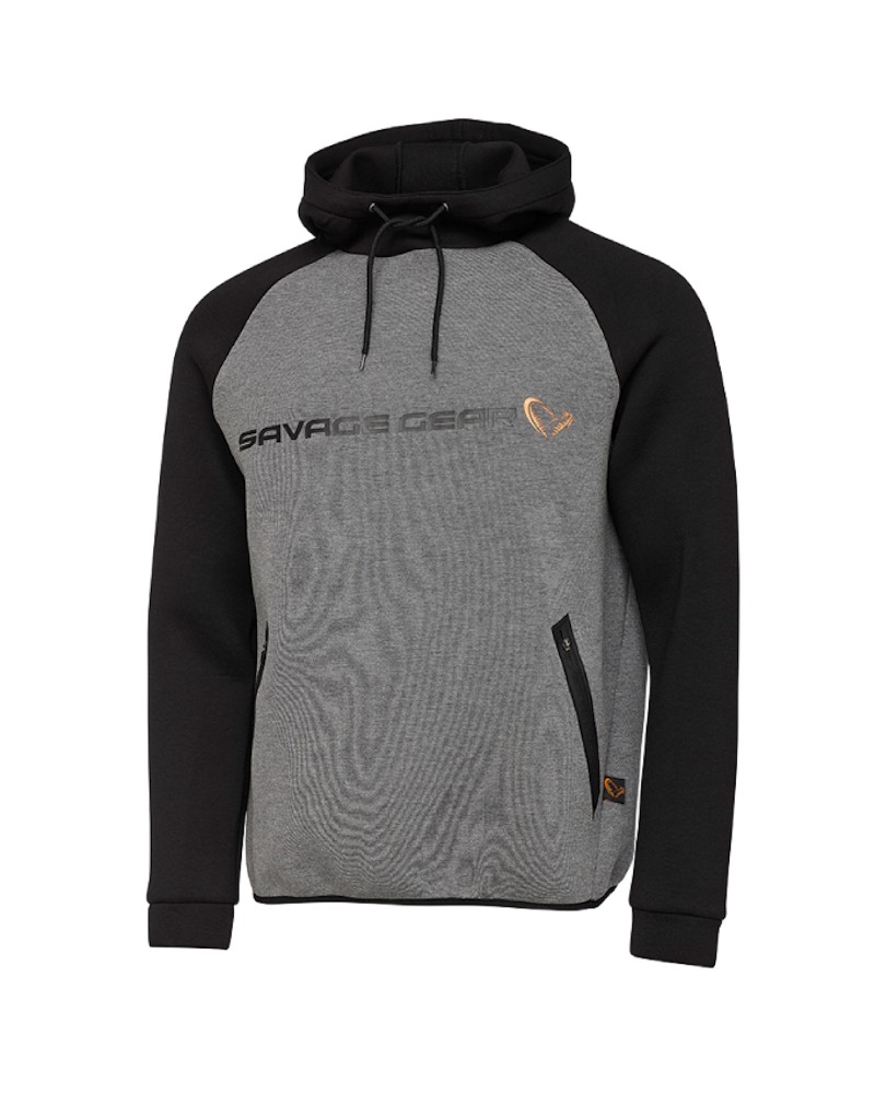 Bluza Z Kapturem Savage Gear Tec-Foam Hoodie XL Dark Grey Melange