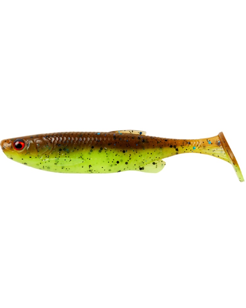 Guma Fat Minnow T-Tail Savage Gear 10.5cm 11g Chartreuse Pumpkin