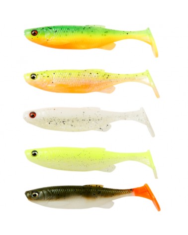 Zestaw Przynęt Na Brudną Wodę Savage Gear Fat Minnow T-Tail 10.5cm 11g Darkwater Mix 5szt.