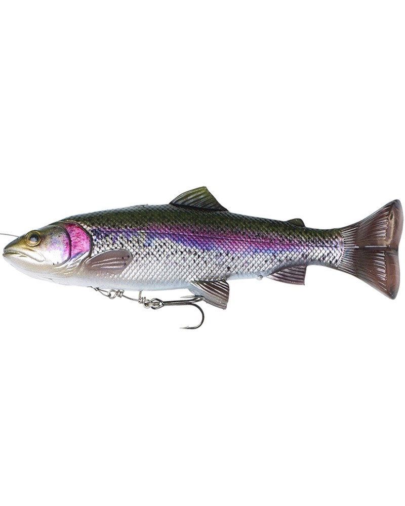 Guma 4D Line Thru Pulse Tail Trout Savage Gear 16cm 51g Rainbow Trout Slow Sink