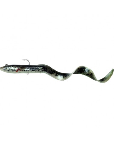 Guma 4D Real Eel Savage Gear 20cm 38g Sinking Black/Green/Pearl Php