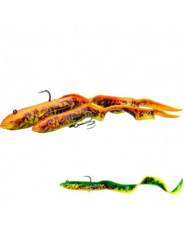 Guma 4D Real Eel Savage Gear 20cm 38g Sinking Firetiger Php