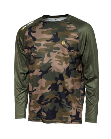 Koszulka Z Długim Rękawem Prologic UV Camo Long Sleeve T-Shirt L Camo/Green