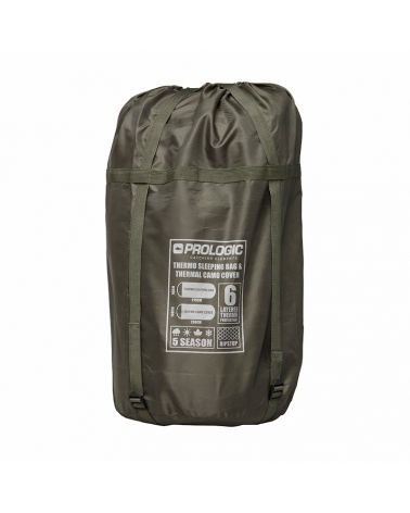 Śpiwór Prologic Element Comfort Sleeping Bag & Thermal Camo Cover 5 Season 215x90cm