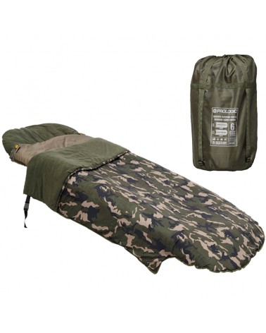 Śpiwór Prologic Element Comfort Sleeping Bag & Thermal Camo Cover 5 Season 215x90cm