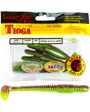 Guma Ripper Lucky John Tioga 2.4" 6.1cm T44 Waka Ayu 9szt.