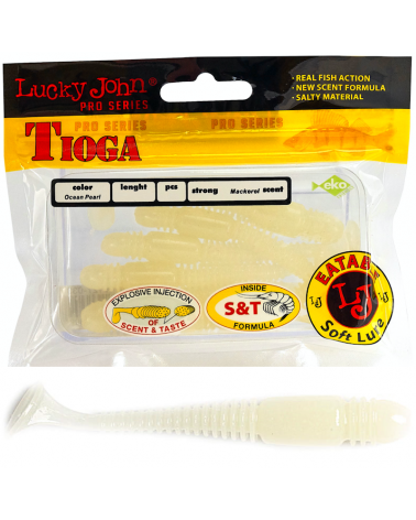 Guma Ripper Lucky John Tioga 2.9" 7.4cm 033 Ocean Pearl 7szt.