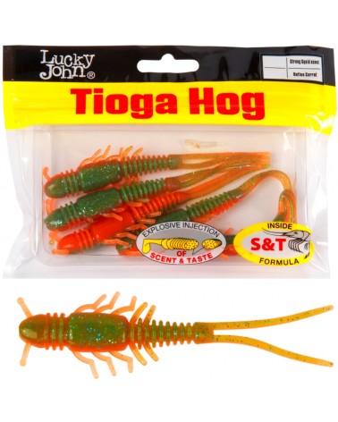 Guma Robak Lucky John Tioga Hog 2.5" 6.35cm T56 Rotten Carrot 9szt.