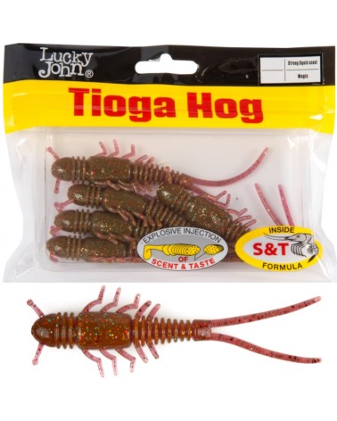 Guma Robak Lucky John Tioga Hog 3.5" 8.9cm S14 Magic 6szt.