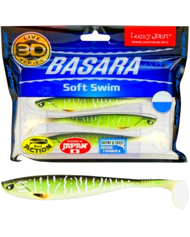 Guma Ripper Lucky John 3D Basara Soft Swim 5" 12.7cm PG11 4szt.