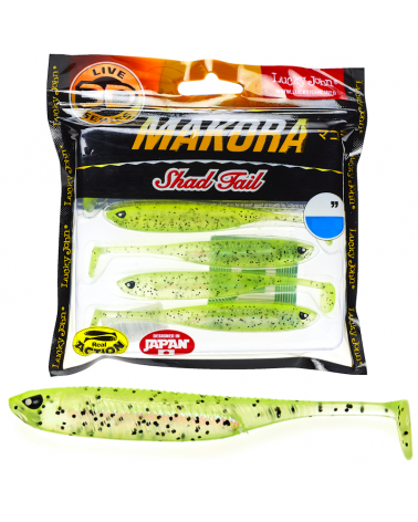Guma Ripper Lucky John 3D Makora Shad Tail 3" 7.6cm 006 7szt.