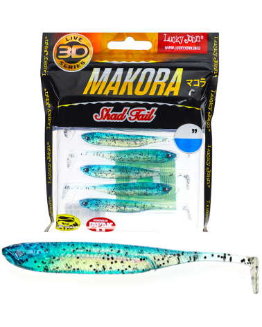 Guma Ripper Lucky John 3D Makora Shad Tail 6" 15.2cm 002 3szt.