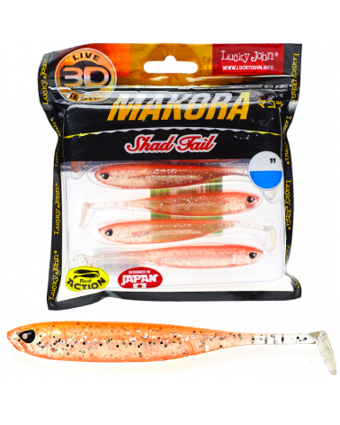 Guma Ripper Lucky John 3D Makora Shad Tail 6" 15.2cm 007 3szt.