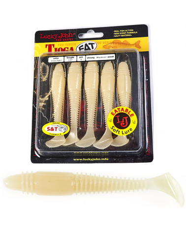 Guma Ripper Lucky John Tioga Fat 3.9" 9.9cm 033 Ocean Pearl 5szt.