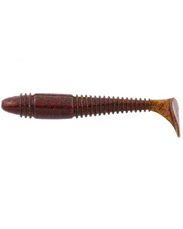 Guma Ripper Lucky John Tioga Fat 3.9" 9.9cm PA03 Green Pumpkin 5szt.