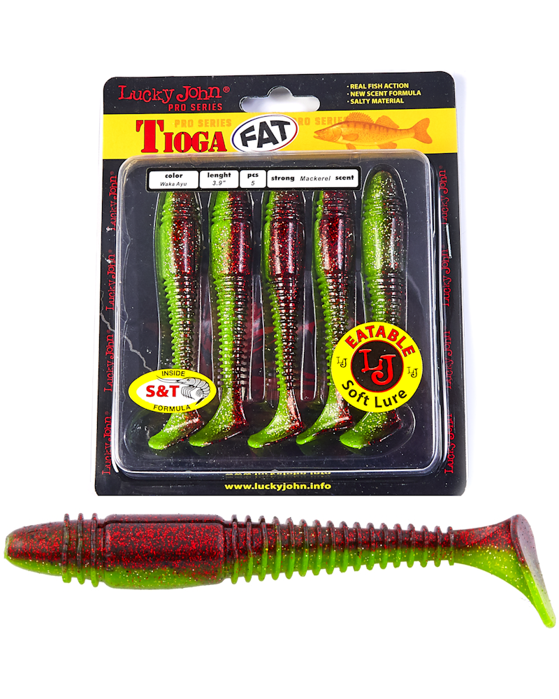 Guma Ripper Lucky John Tioga Fat 3.9" 9.9cm T44 Waka Ayu 5szt.