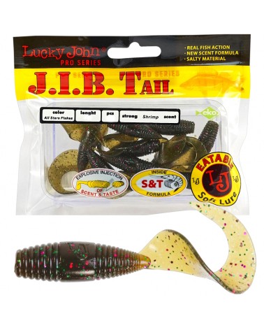 Guma Twister Lucky John J.I.B. Tail 1.5" 3.8cm S21 All Star Flakes 15szt.