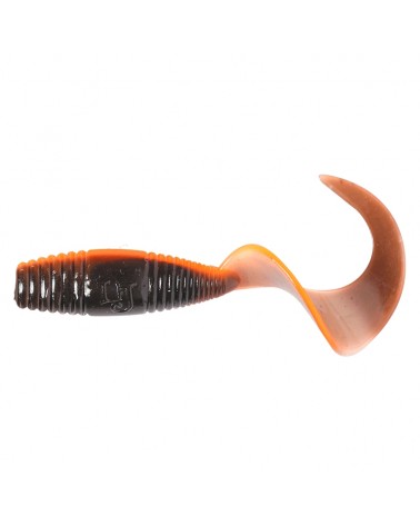 Guma Twister Lucky John J.I.B. Tail 1.5" 3.8cm T28 Carrot Oil 15szt.