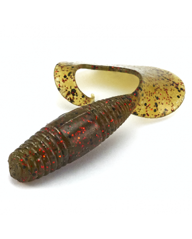 Guma Twister Lucky John J.I.B. Tail 2" 5cm PA03 Green Pumpkin 10szt.