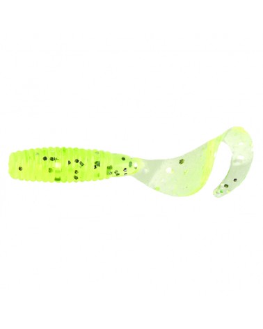 Guma Twister Lucky John Micro Grub 1" 2.5cm 071 Lime Chartreuse 15szt.