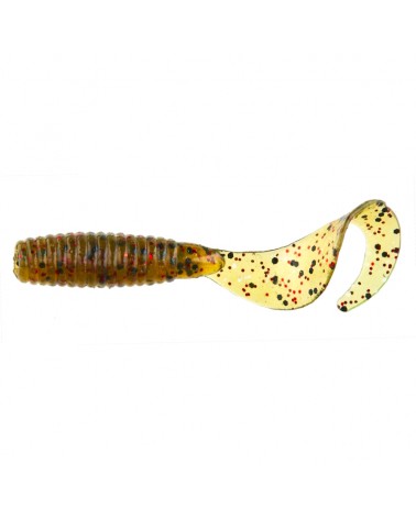 Guma Twister Lucky John Micro Grub 1" 2.5cm PA03 Green Pumpkin 15szt.