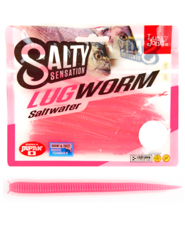 Guma Robak Lucky John Lugworm 2.5" 6.35cm F05 24szt.