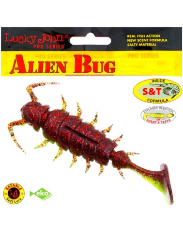 Guma Robak Lucky John Alien Bug 1.5" 3.8cm T44 Waka Ayu 10szt.
