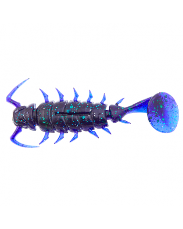Guma Robak Lucky John Alien Bug 1.5" 3.8cm T52 Electric Blue Chartreuse 10szt.