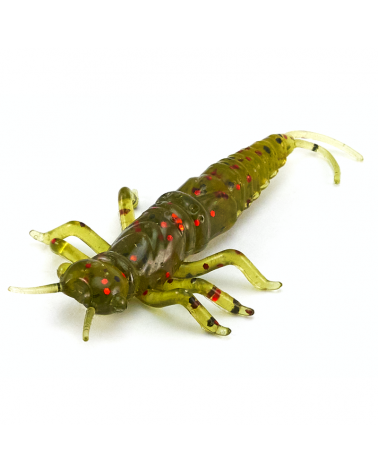 Guma Robak Lucky John Nayada 2" 5cm PA03 Green Pumpkin 9szt.
