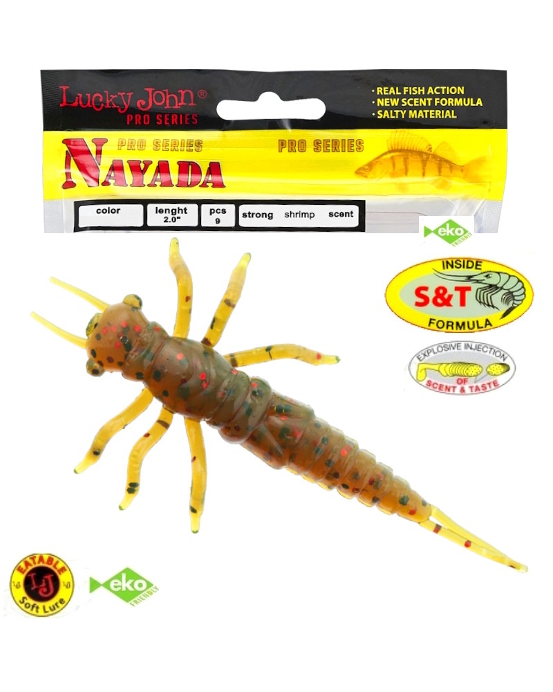 Guma Robak Lucky John Nayada 2" 5cm PA16 Cola 9szt.