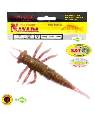 Guma Robak Lucky John Nayada 2" 5cm S13 Purple Plum 9szt.