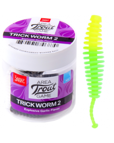 Guma Robak Lucky John Trick Worm  2" 5cm T90 10szt.