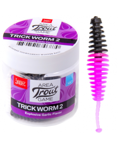 Guma Robak Lucky John Trick Worm  2" 5cm T91 10szt.
