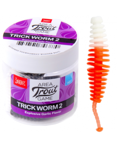 Guma Robak Lucky John Trick Worm  2" 5cm T93 10szt.