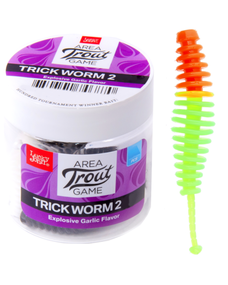 Guma Robak Lucky John Trick Worm  2" 5cm T94 10szt.