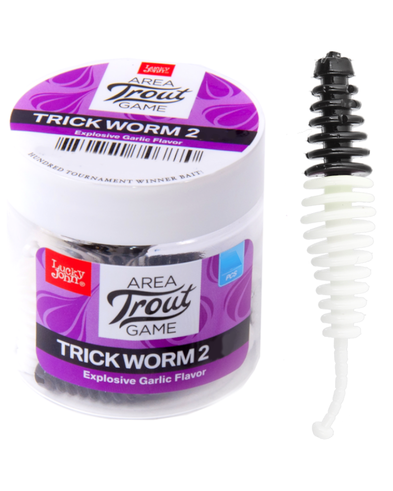 Guma Robak Lucky John Trick Worm  2" 5cm T96 10szt.