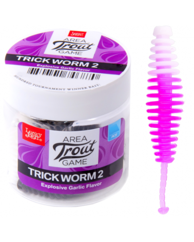 Guma Robak Lucky John Trick Worm  2" 5cm T97 10szt.