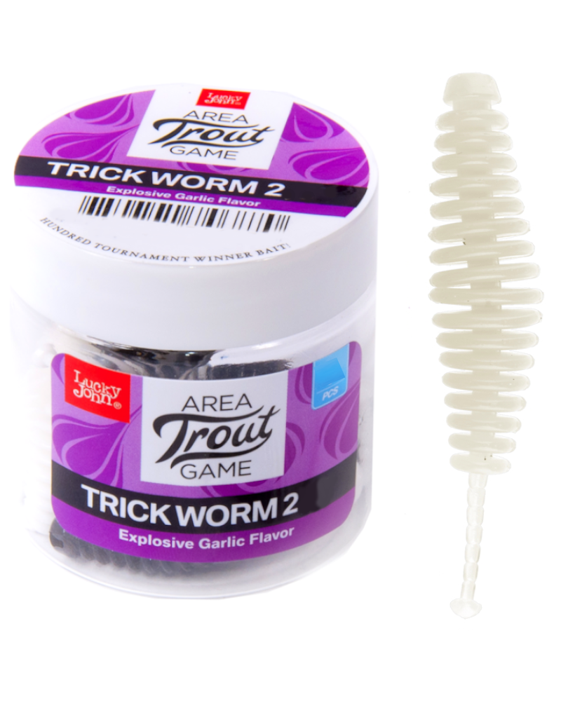 Guma Robak Lucky John Trick Worm  2" 5cm 026 10szt.