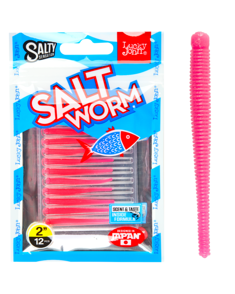 Guma Robak Lucky John Salt Worm 2" 5cm 309 12szt.
