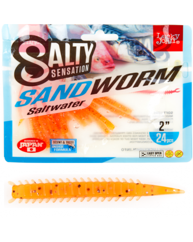 Guma Robak Lucky John Sandworm 2" 5cm F29N 24szt.