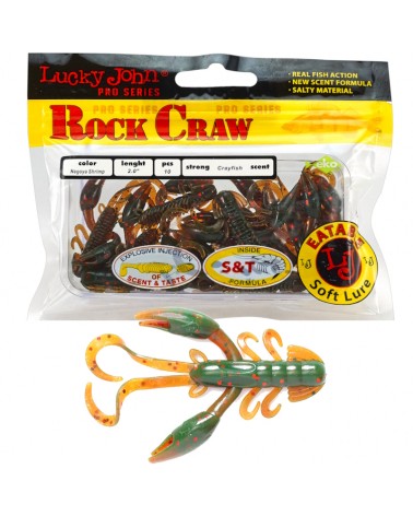 Guma Raczek Lucky John Rock Craw 2" 5cm 085 Nagoya Shrimp 10szt.