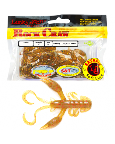 Guma Raczek Lucky John Rock Craw 2" 5cm SB05 Dark Green 10szt.