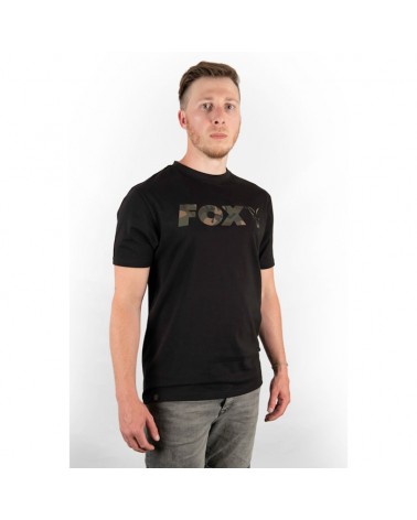 Koszulka Fox Black Camo Chest Print T-Shirt L