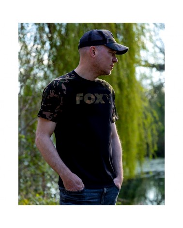 Koszulka Fox Black Camo Raglan T-Shirt L